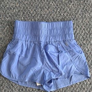 Free people High-Waisted Blue Shorts